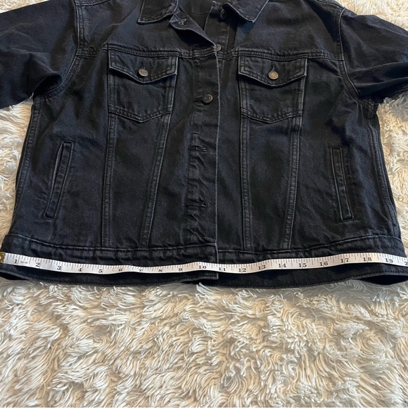 Harley-Davidson Up-Cycled Luck Of The Irish Black Denim Jacket Women’s Large - Picture 4 of 8